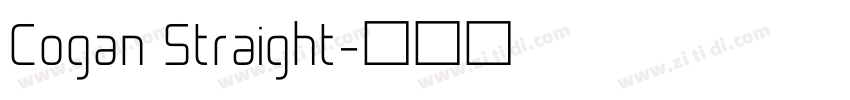 Cogan Straight字体转换 Cogan Straight字体转换